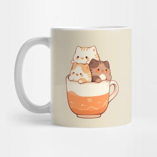 Kawaii kittens in the cup Mug